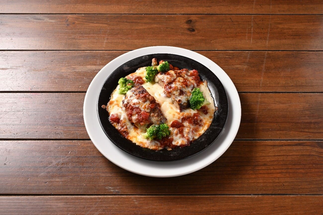 /ハンバーグと濃厚ボロネーゼドリア